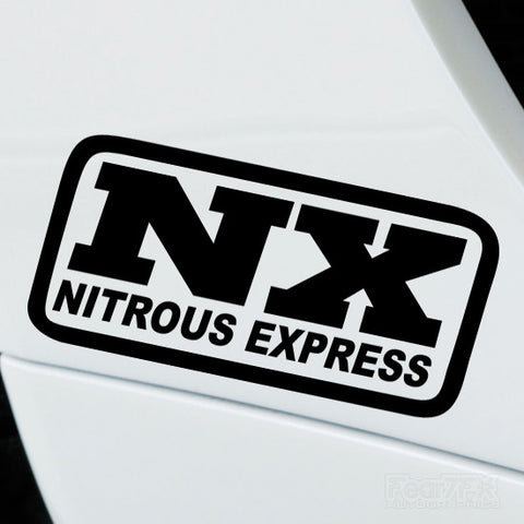 2x NX Nitrous Express Performance Tuning Vinyl Decal