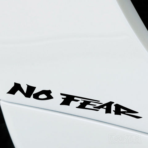 2x No Fear Performance Tuning Vinyl Decal