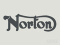 2x Norton Motorbike Vinyl Transfer Decal