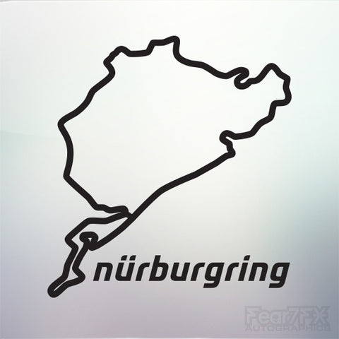 1x Nurburgring V2 Vinyl Transfer Decal