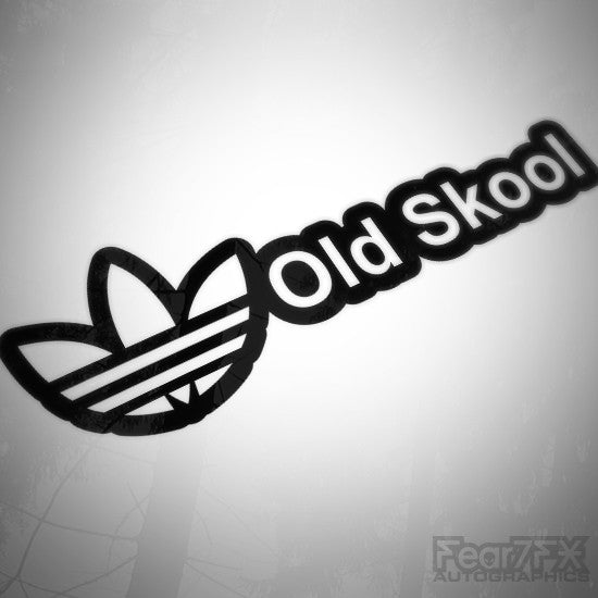 Old Skool Adidas JDM Camper Decal Sticker
