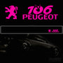 Peugeot 106 V2 Vinyl Windscreen SunStrip Any 2 Colours