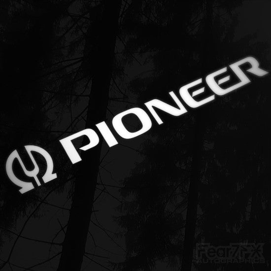 1x Pioneer Audio Vinyl Transfer Decal