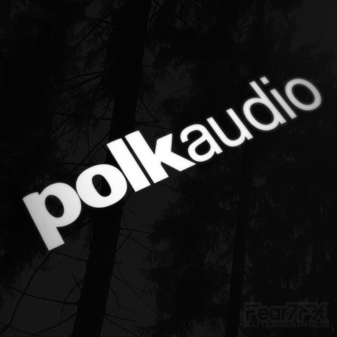 1x Polk Audio Vinyl Transfer Decal
