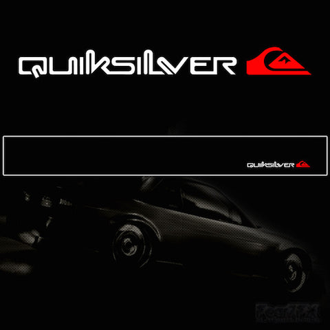 Quiksilver V2 Vinyl Windscreen SunStrip Any 3 Colours