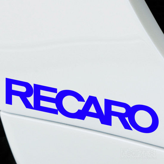 2x Recaro Performance Tuning Vinyl Decal