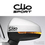 2x Clio Sport Side Mirror Vinyl Transfer Decals