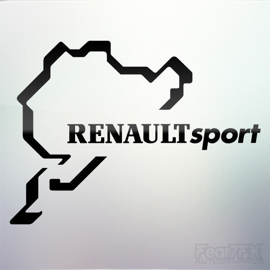 1x Renault Sport Nurburgring Vinyl Transfer Decal