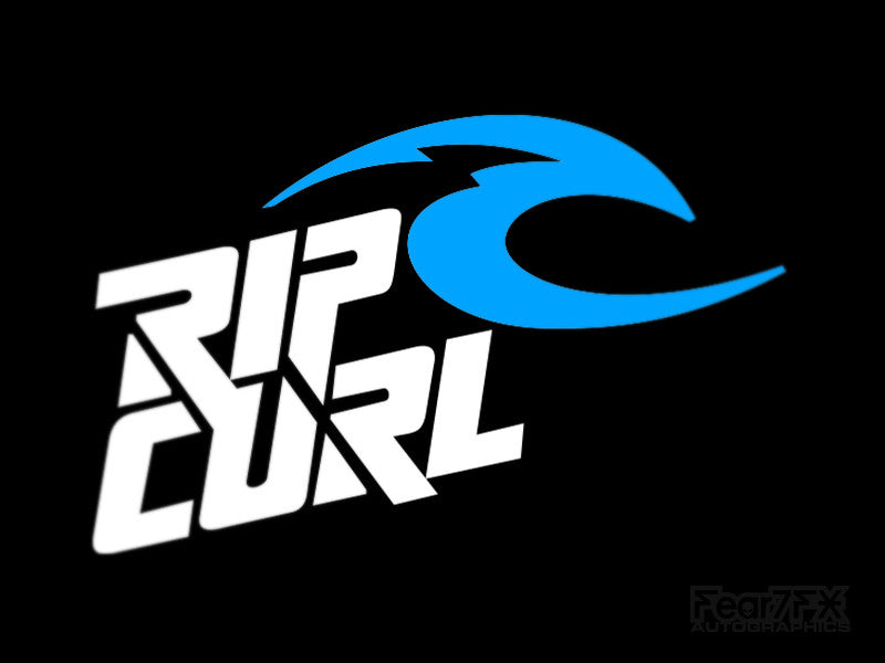 2x Rip Curl V1 Vinyl Transfer Decal