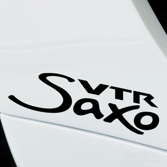 2x Saxo VTR Performance Tuning Vinyl Decal