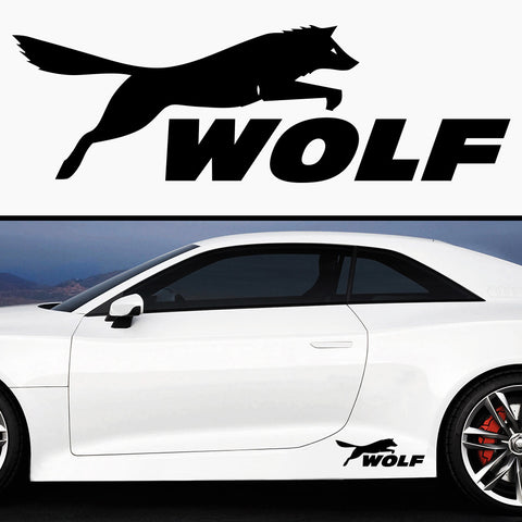 2x Ford Wolf Side Skirt Vinyl Decal