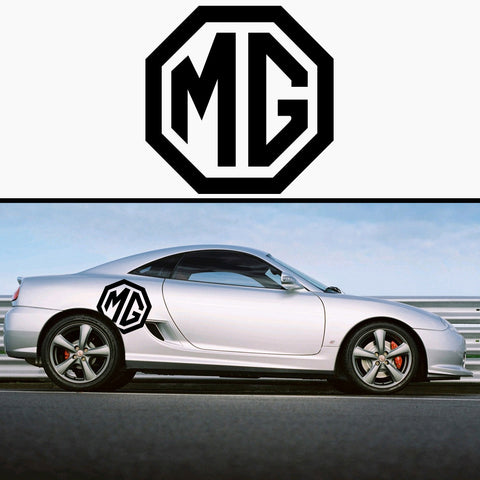 1x MG Auto Badge Vinyl Body Graphic