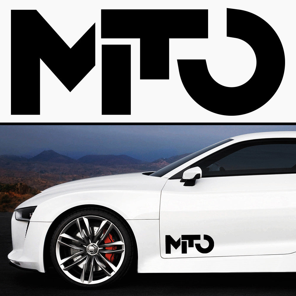 2x Mito Side Skirt Vinyl Decal