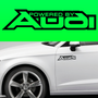 2x Powered By Audi Body Part Decal
