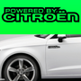 2x Powered By Citroen V2 Body Part Decal