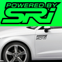 2x Powered By SRI Body Part Decal