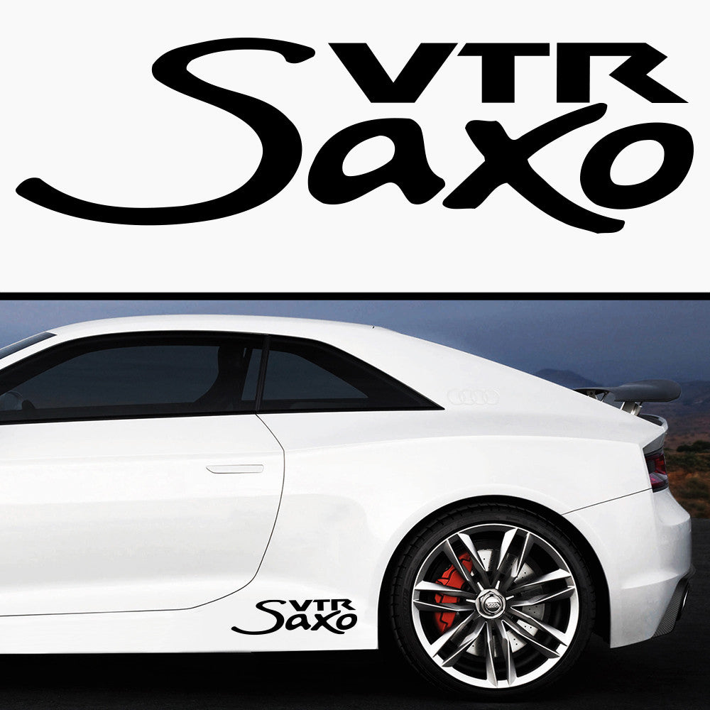 2x Saxo VTR Side Skirt Vinyl Decal