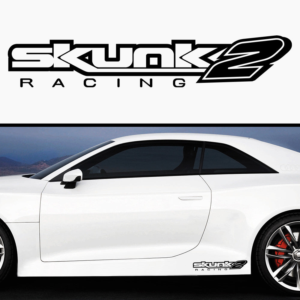 2x Civic Skunk2 Side Skirt Vinyl Decal