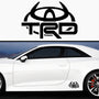 2x TRD Devil Side Skirt Body Vinyl Graphic