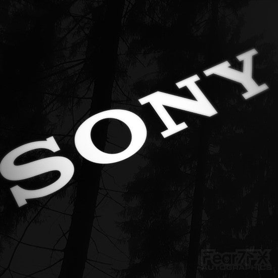 1x Sony Audio Vinyl Transfer Decal