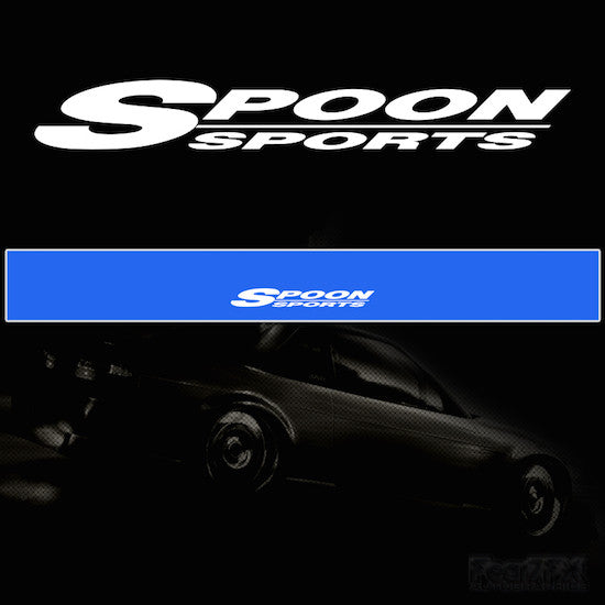Spoon Sports Vinyl Windscreen SunStrip Any 2 Colours