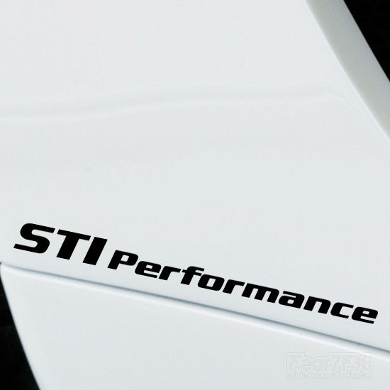 2x STI Performance Tuning Vinyl Decal