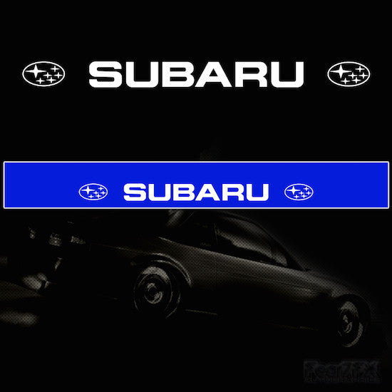 Subaru V1 Vinyl Windscreen SunStrip Any 2 Colours