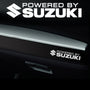 2x Suzuki Dashboard Powered By Vinyl Decal