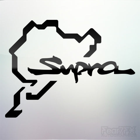1x Supra Nurburgring Vinyl Transfer Decal