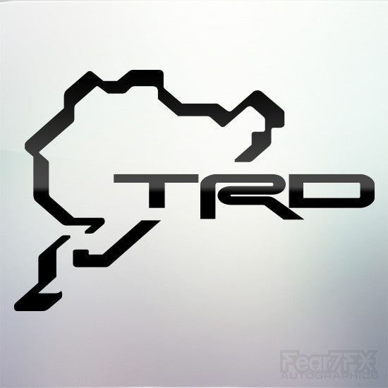 1x TRD Nurburgring Vinyl Transfer Decal