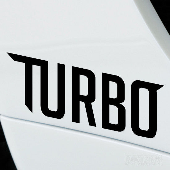 2x Turbo Performance Tuning Vinyl Decal