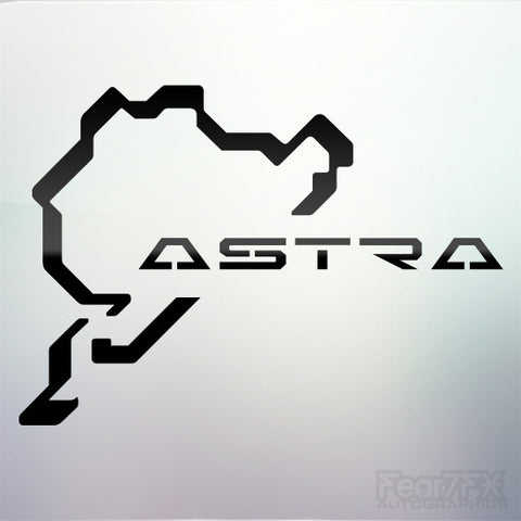 1x Astra Nurburgring Vinyl Transfer Decal