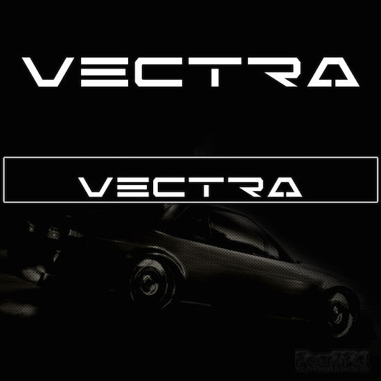 Vectra Vinyl Windscreen SunStrip Any 2 Colours