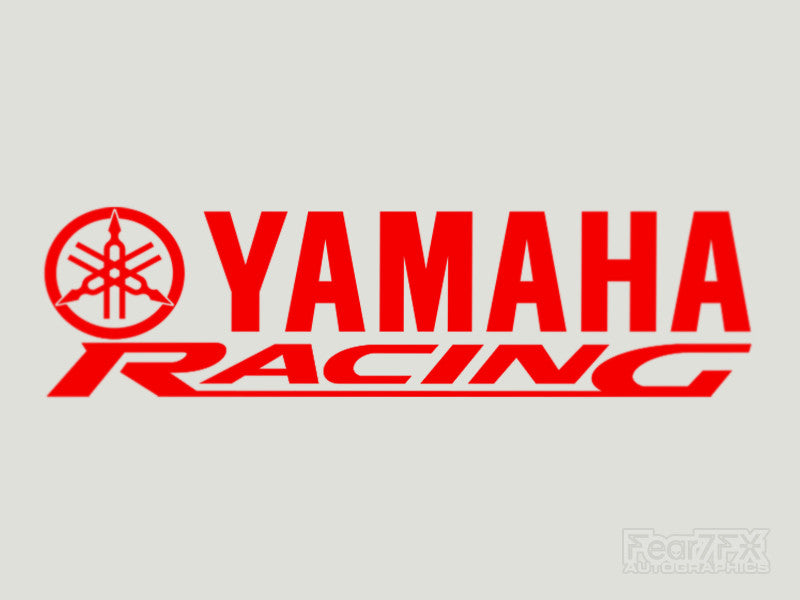 2x Yamaha Racing Bike Vinyl Transfer Decal