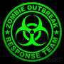 Zombie Response Team Funny Decal Sticker V2