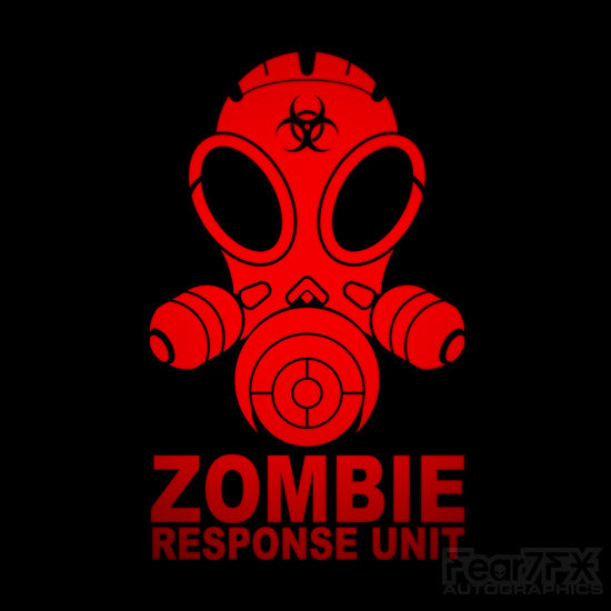Zombie Response Unit Funny Decal Sticker V4